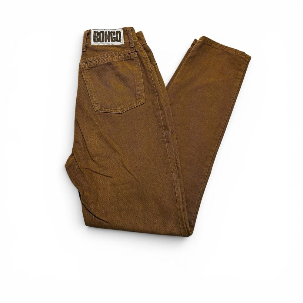 Men’s retro y2k bongo straight heavyweight chocolate jeans made in usa